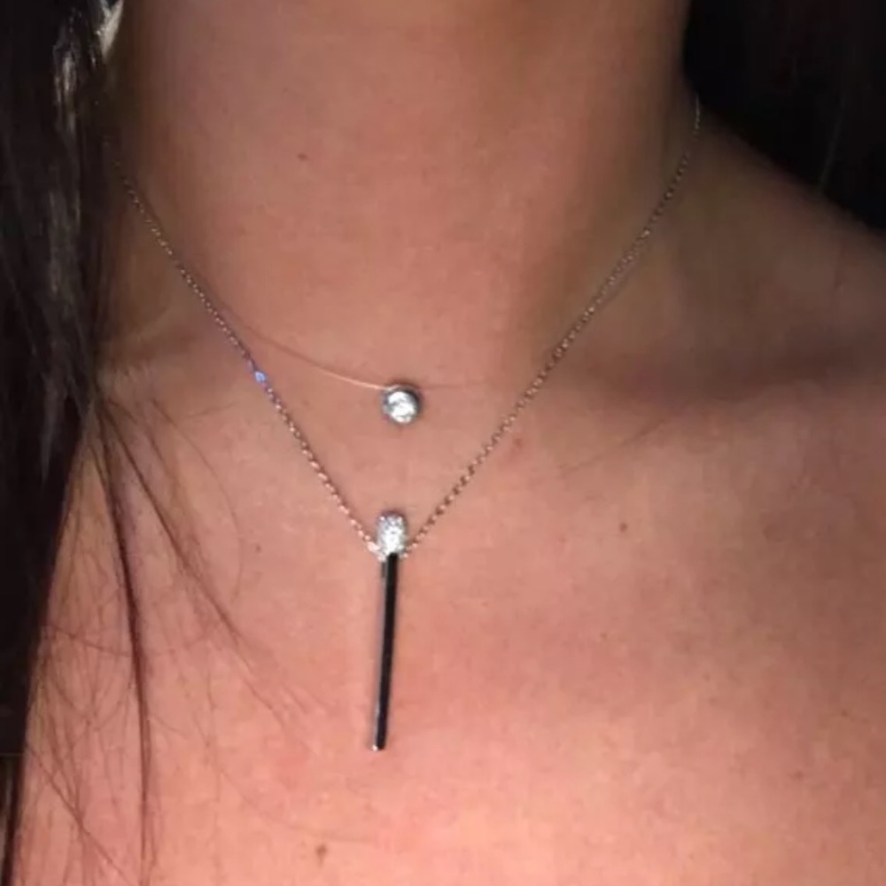 Matchstick Pendant Necklace - Picture 8 of 8